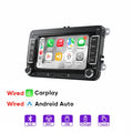 Autoradio Touch Screen for VW Golf 5 T5 Polo 5 Passat B6 B7 Tiguan Jetta MK6 Wireless Carplay Android Auto Mirror Link FM USB Intelligent Multimedia Display Multimédia Voiture Accessoires Coche Pantalla Vehículo Systèmes Intelligents Auto 2 Din 7In